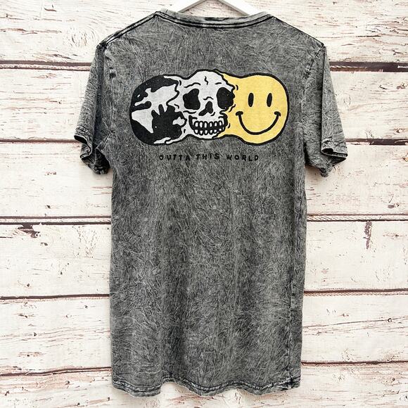 GLOBE BRAND AU Mineral Wash Skate Shirt Sz S - Picture 4 of 5